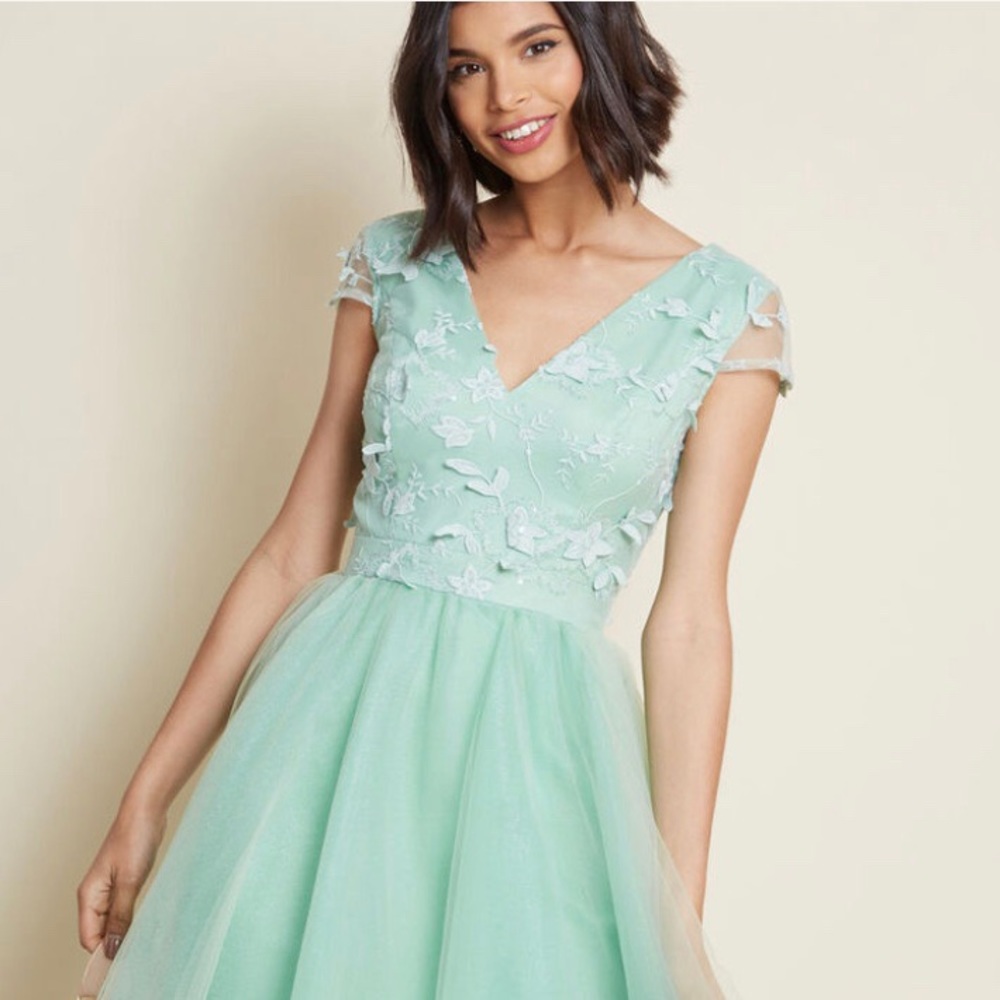 A Divine Dream Fit and Flare Dress